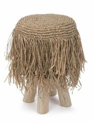 Bizzotto Taburet lemn iarba mare Florinda 35x45 cm (0680554)