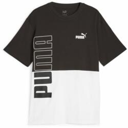 PUMA POWER Colorblock Tee , Negru , S