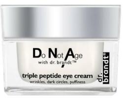 Dr. Brandt Cremă cu complex tripeptidic pentru pleoape - Dr. Brandt Triple Peptide Eye Cream 15 g Crema antirid contur ochi