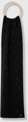 Boss sál gyapjú keverékből fekete, mintás - fekete Univerzális méret - answear - 115 990 Ft