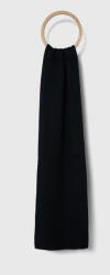 Calvin Klein sál kasmír keverékből sötétkék, sima - sötétkék Univerzális méret