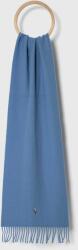 Ralph Lauren gyapjú sál sima - kék Univerzális méret - answear - 25 990 Ft