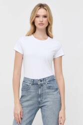 Boss t-shirt női, fehér - fehér L - answear - 22 990 Ft