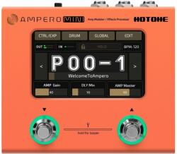 Hotone Ampero Mini erősítő modellező és effekt processzor, narancsszínű - hangszeraruhaz