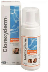 ICF Clorexyderm 4%, spuma antiseptica pentru caini si pisici, flacon x 100 ml