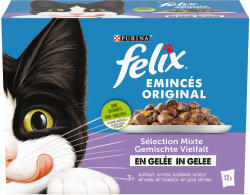 FELIX 24x85g Felix Original aszpikban vegyes válogatás nedves macskatáp