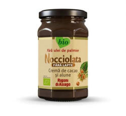  Crema bio cu cacao si alune, fara lapte Nocciolata, 250 g, Rigoni Di Asiago