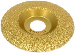 CRIANO Disc diamantat curbat pentru slefuiri si sanfren in placi 100x22, 23 (mm) Granulatie #45 - DXDY. 4047.100. 45 (DXDY.4047.100.45) - masinidetaiatgresie