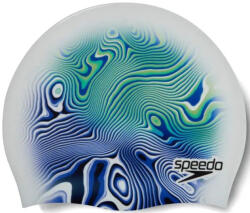 Speedo Cască de înot speedo digital printed cap verde/albastru