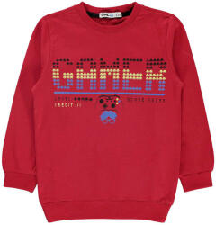 Civil Gamer piros kisfiú pulóver (Méret 92-98)