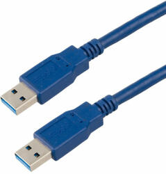 DeTech Кабел DeTech USB M / USB M 3.0 1.5m, Blue - 18143 (DE-18143)