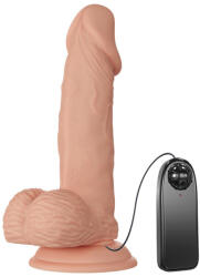 Pretty Love Zebulon Realistic Vibrating Dildo 19.4cm Nude Vibrator