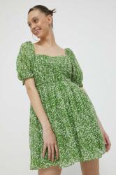 Abercrombie & Fitch ruha zöld, mini, harang alakú - zöld M - answear - 20 990 Ft