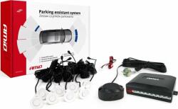 AMiO Set de senzori de parcare marșarier Buzzer 8 senzori albi (AMI-01599)