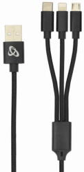 SBOX USB 2.0 8-pin/Type-C/Micro USB charging only 2.4A 1M BULK (T-MLX53345) - vexio