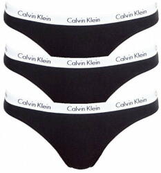 Calvin Klein 3 PACK - női tanga alsó QD3587E-001 (méret XL)