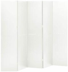 vidaXL fehér acél 5-paneles paraván 200 x 180 cm 335902