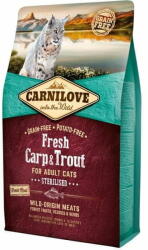 Carnilove Cat Fresh Carp & Trout - Sterilizált 2kg