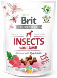 Brit Dog Crunchy Cracker Insect bárányhússal, málnával dúsítva 200 g