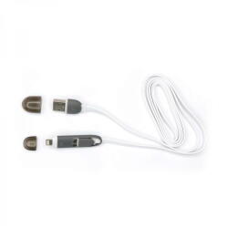 SBOX 2IN1W USB->Micro USB+IPH. 5 M/M 1M white (T-MLX35535) - pcone