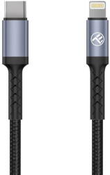Tellur Lightning to Type-C cable, 3A, PD30W, 2m, nylon, black (T-MLX47752) - pcone