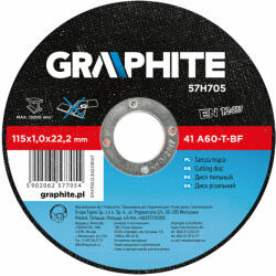 GRAPHITE 115 mm 57H705 Disc de taiere