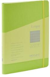Fedrigoni Тетрадка Ecoqua , A5, картонена корица, със скрита спирала, 70 листа, лайм (19042106)