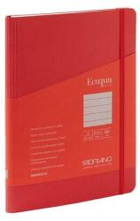 Fedrigoni Тетрадка Ecoqua , A5, картонена корица, със скрита спирала, 70 листа, малина (19042109)
