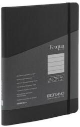 Fedrigoni Тетрадка Ecoqua , A5, картонена корица, със скрита спирала, 70 листа, черна (19042108)