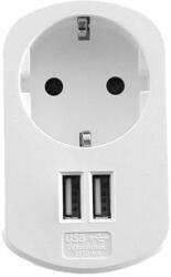 Technik 1 Plug + 2 USB (MT-1W2USBSP)