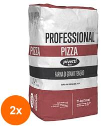 Pivetti Set 2 x Faina pentru Pizza Blat Subtire, Pivetti, Mimosa, 25 Kg