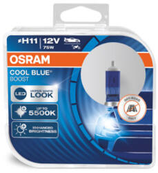 OSRAM Крушка OSRAM H11, 12V, 75W, 5500K, 1000lm, 2 броя