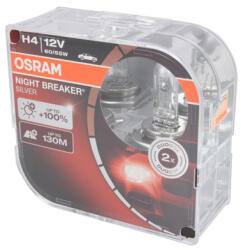 OSRAM Крушка OSRAM H4, 12V, 60/55W, 1650/1000lm, 2 броя