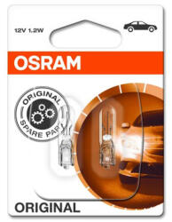 OSRAM Крушка osram w1, 2w, 12v, 1.2w, 2 броя