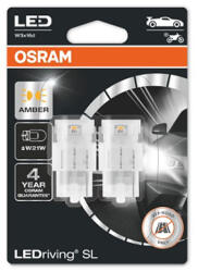 OSRAM Крушка OSRAM LED W21W, 12V, 1.3W, 56lm, 2 броя
