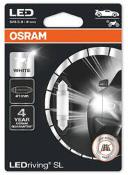 OSRAM Крушка OSRAM LED C5W, 12V, 0.5W, 6000К, 25lm, 1 брой - Maslatabg - 9,00 лв