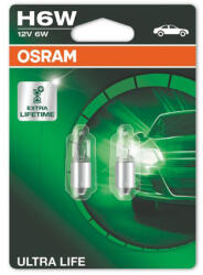OSRAM Крушка OSRAM H6W, 12V, 6W, 125lm, 2 броя