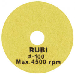 RUBI Dischete diamantate pt. polisat marmura, granit, piatra 100mm, #100 - RUBI-62971 (RUBI-62971) - masinidetaiatgresie