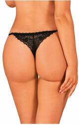 Obsessive Tanga de damă Madarris negru, XS/S