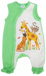  Ujjatlan baba rugdalózó Szafari mintával (50) - zöld - babastar