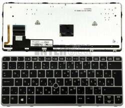 HP EliteBook 820 G1 820 G2 720 G1 720 G2 725 G2 series háttérvilágítással (backlit) trackpointtal (pointer) fekete-szürke magyar (HU) laptop/notebook billentyűzet