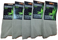 Szuntex zokni SZUNTEX Bambusz zokni DRAPP színben 5 pár/cs 35-38 47320