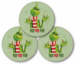  Nyomtatott fa tábla - Grincs "HO HO HO" 3db/cs - kosarbolt