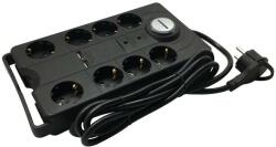 UltraTech 8 Plug + 2 USB 3 m (UT-EKT82)