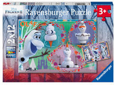 Ravensburger Puzzle 2x12 db - Olaf a kedvenc (5153)