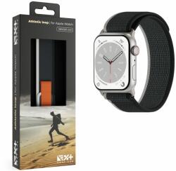 NEXT ONE Apple Watch 4/5/6/7/8/9/SE (38/40/41mm) Next One Athletic Loop óraszíj fekete