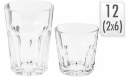 Excellent Houseware 12 darabos készlet Excellent Houseware poharak, hőálló üveg, 8 cm (KO-YE5000300)