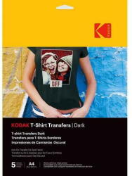 Kodak Hartie foto Kodak T-Shirt Transfers Dark 5pcs (3510553) (T-MLX53504) - pcone