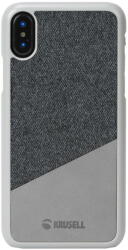 Krusell Husa Krusell Tanum Cover Apple iPhone XS grey (T-MLX37242) - pcone