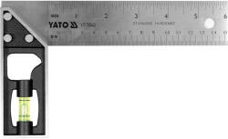 YATO Derékszög 150 mm inox libellával (YT-70843)